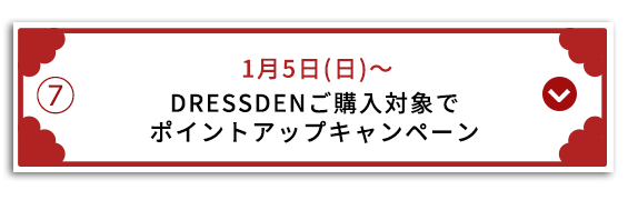 DRESSDENご購入対象でポイントアップキャンペーン