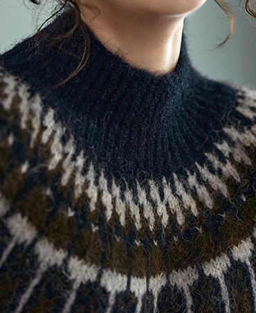 NORDIC PATTERN HIGHNECK KNIT