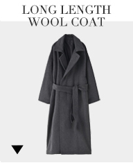 LONG LENGTH WOOL COAT