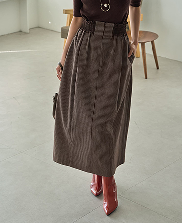 COCOON SKIRT WITH SUSPENDERS