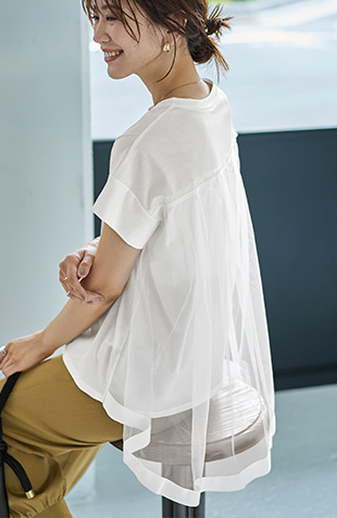 ダブルステッチデニムシャツ