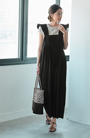 ブリーチデニムIラインスカート