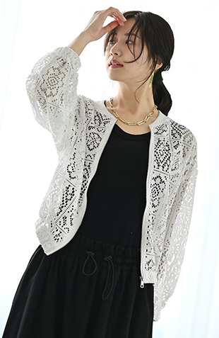 ブリーチデニムIラインスカート