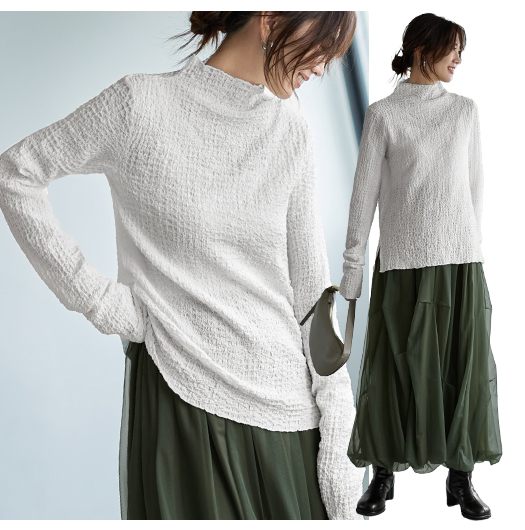  COCOON SKIRT WITH SUSPENDERS