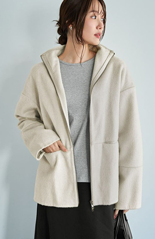 ブリーチデニムライダースジャケット