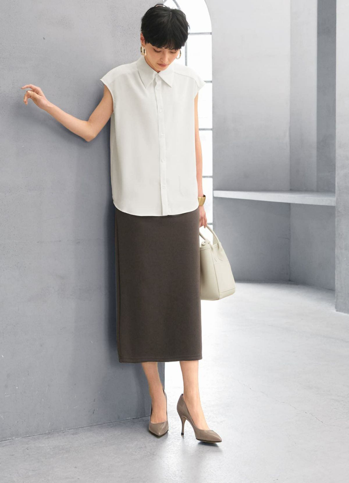 着用イメージ 165cm ダークオーク