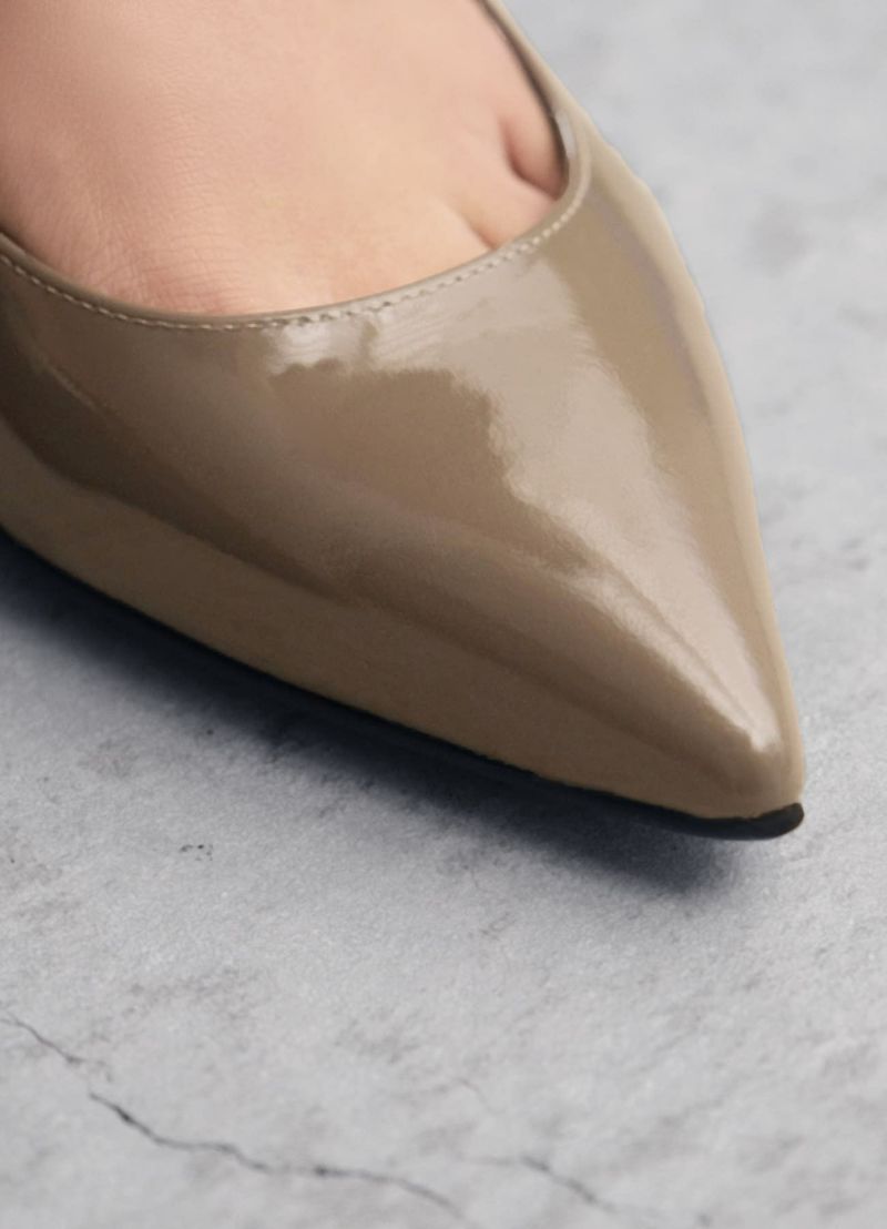 Made in JAPAN】7.5cmポインテッドパンプス／パテント