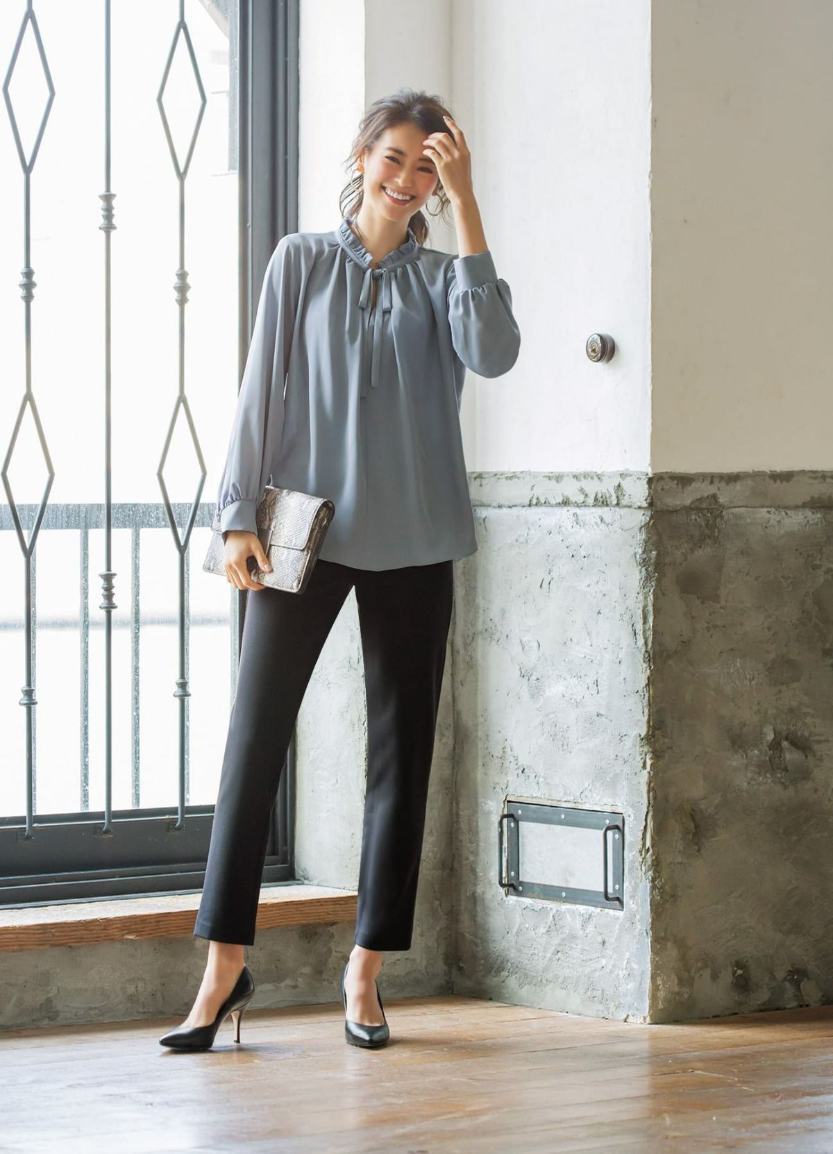 【Made in JAPAN】7.5cmポインテッドトゥパンプス／スムース