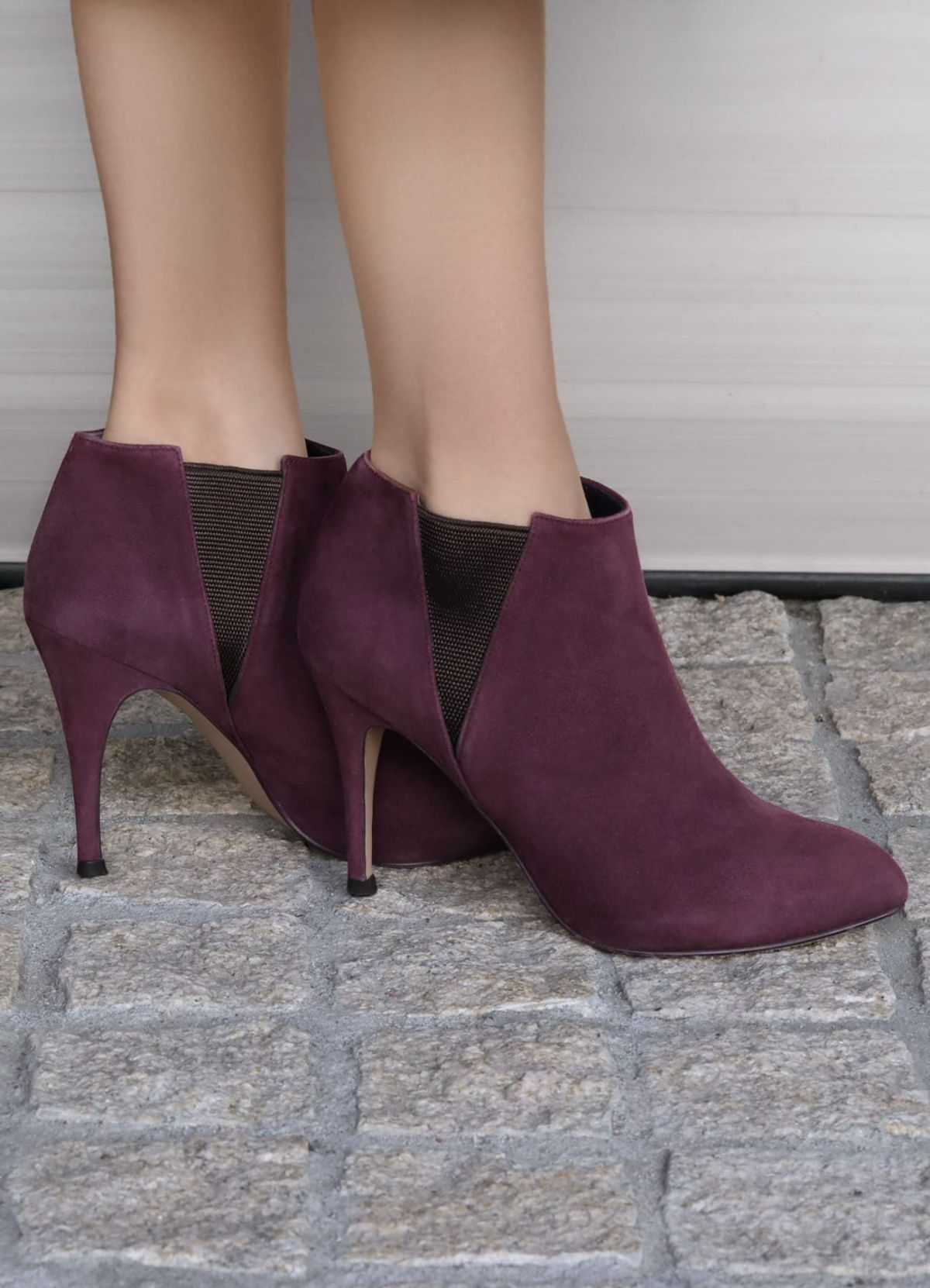 【Made in JAPAN】変形サイドゴアアンクル丈ブーティー【OUTLET】