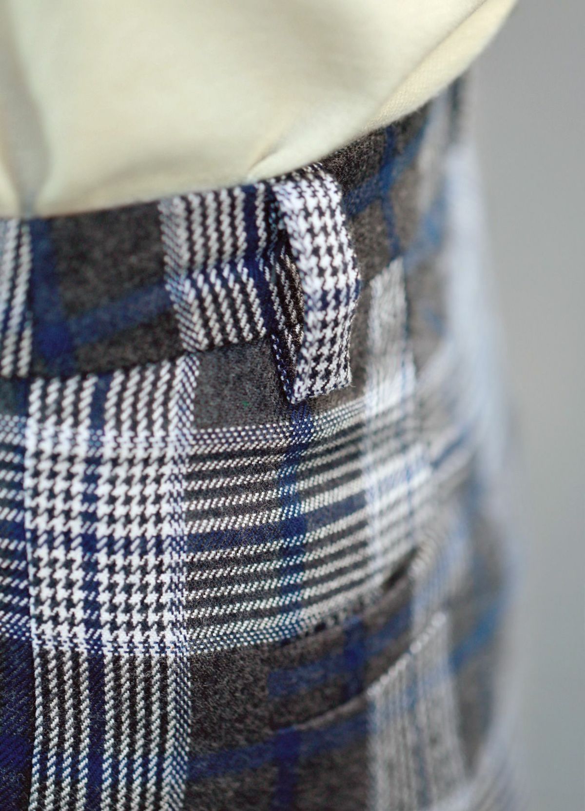 着用イメージ 157cm ブルーミックス 着用サイズ S