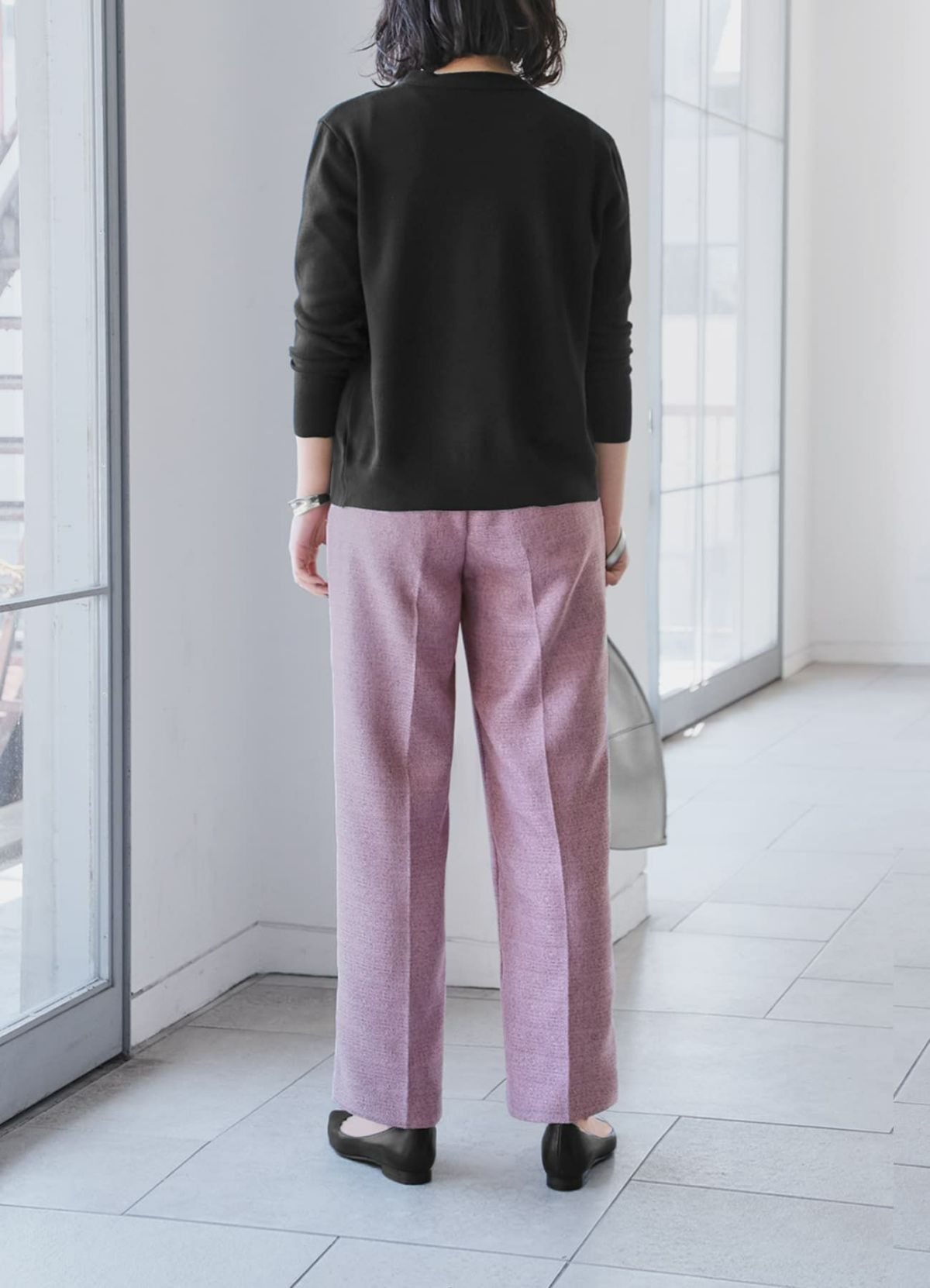 着用イメージ 165cm ブラック