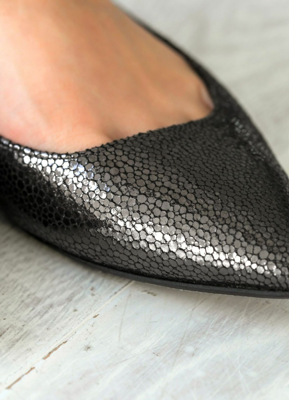 着用イメージ 166cm メタリック