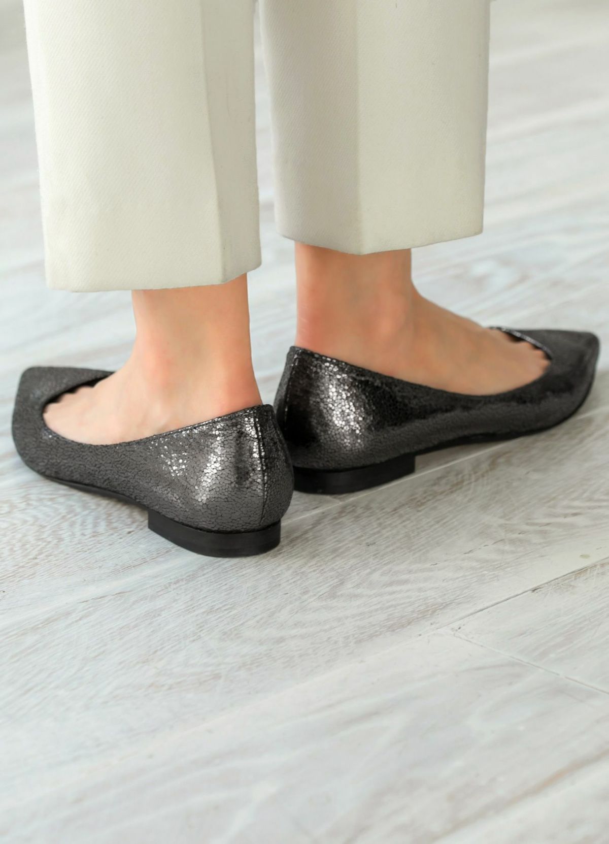 着用イメージ 166cm メタリック