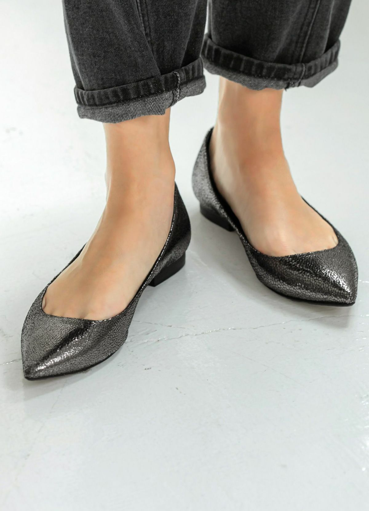 着用イメージ 168cm メタリック