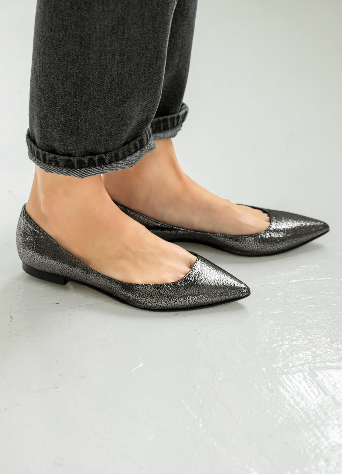 着用イメージ 166cm メタリック