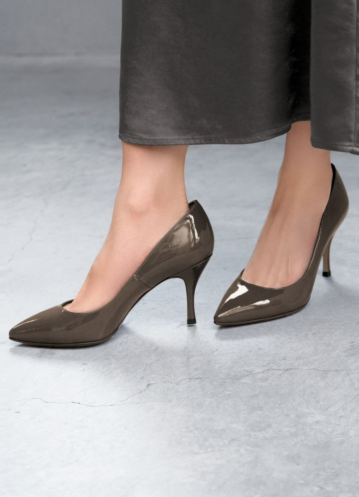 着用イメージ 165cm セピアグレー