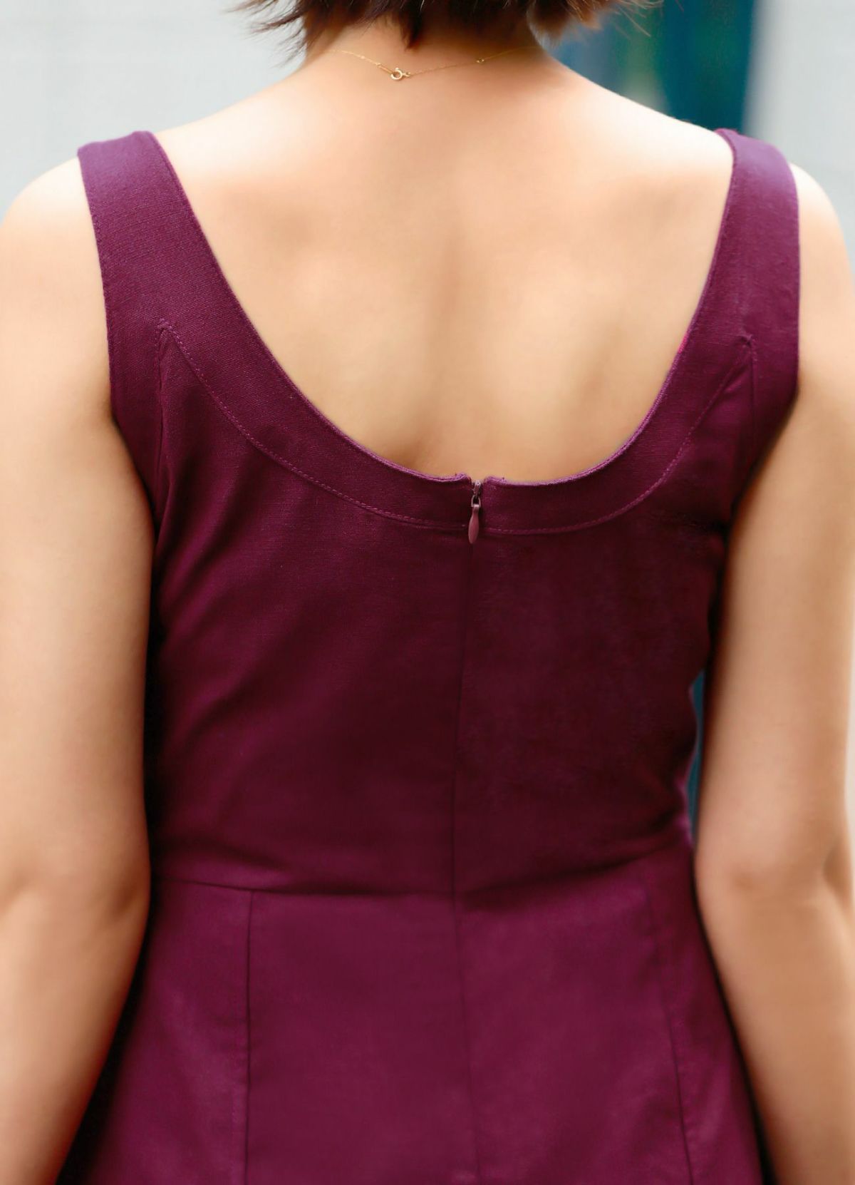 着用イメージ 157cm 着用サイズ S パープル