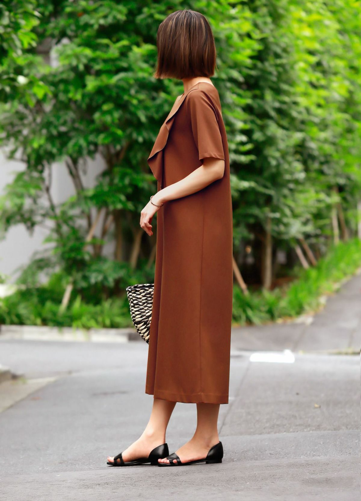 着用イメージ 167cm 着用サイズ 02 テラコッタ