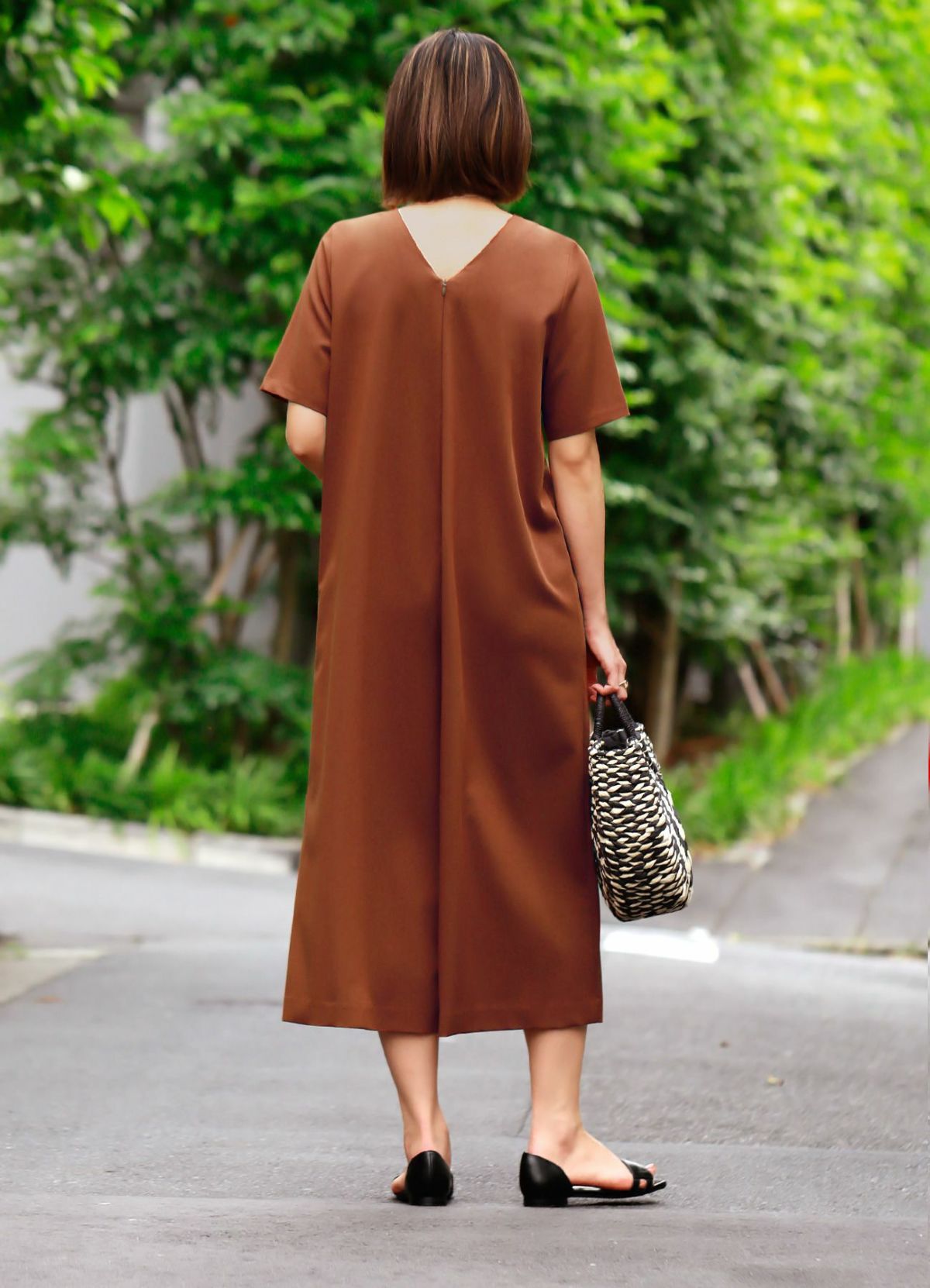 着用イメージ 167cm 着用サイズ 02 テラコッタ