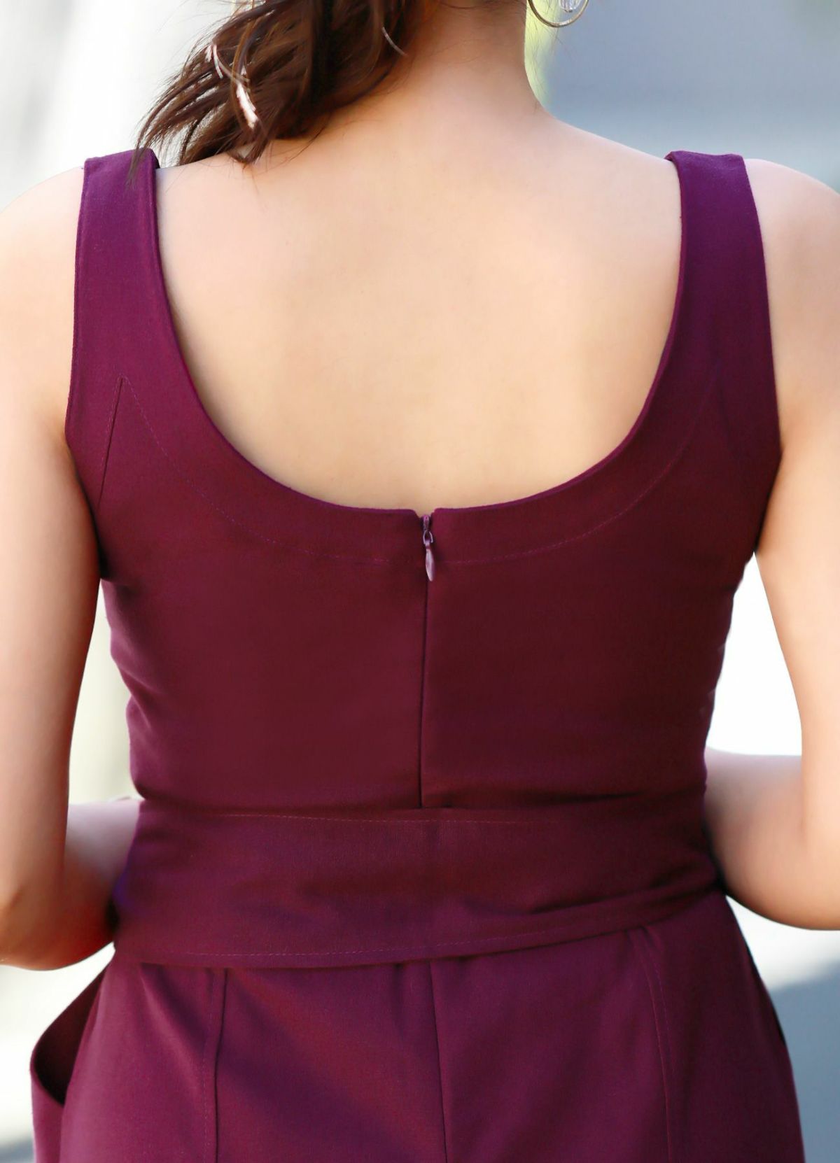 着用イメージ 154cm パープル