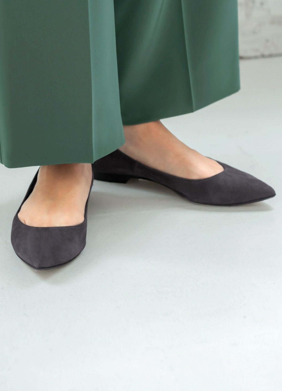 着用イメージ 166cm ライトブラック