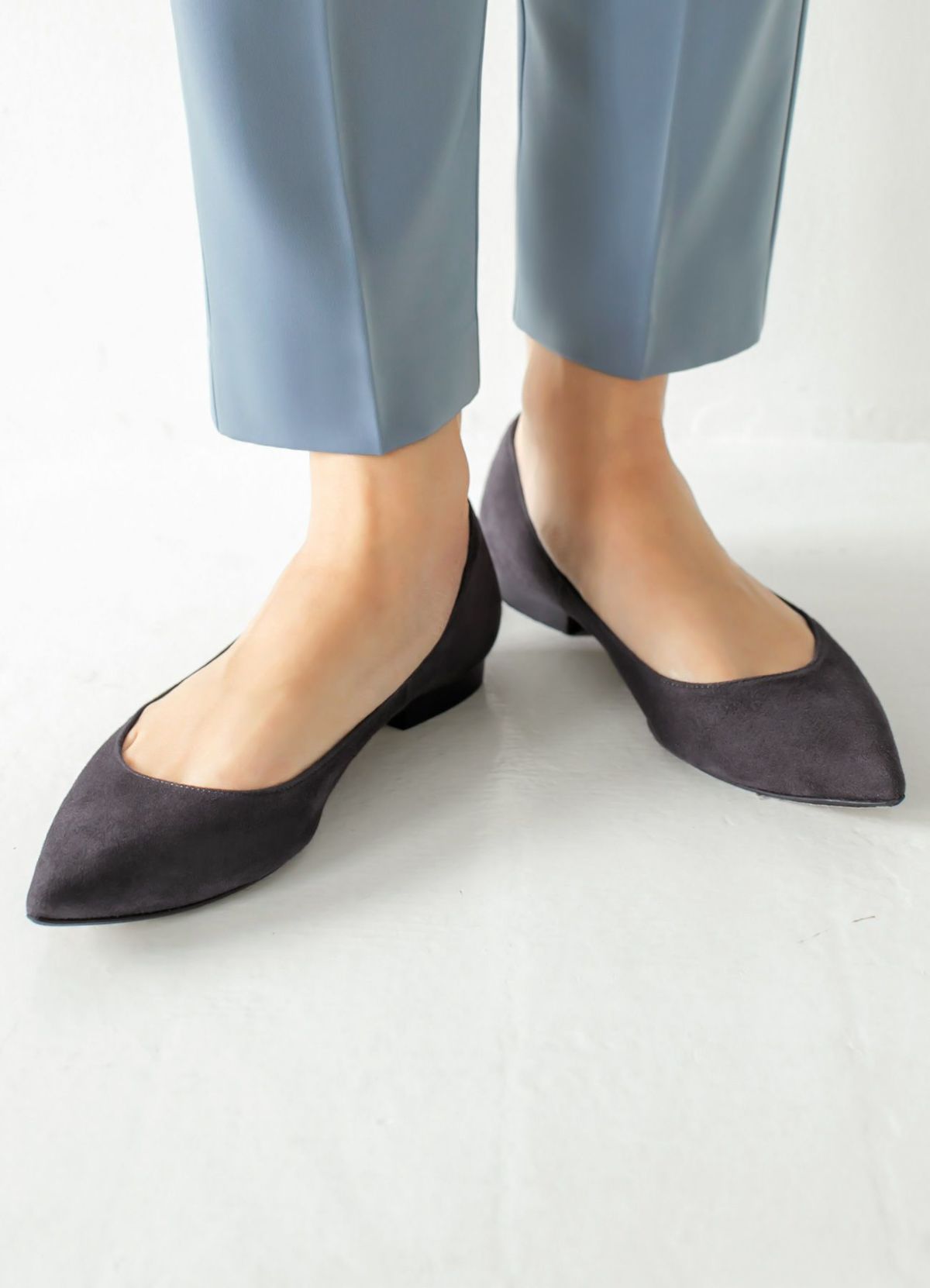 着用イメージ 166cm ライトブラック