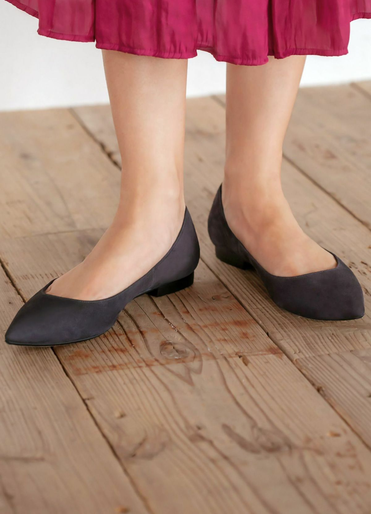 着用イメージ 166cm ライトブラック