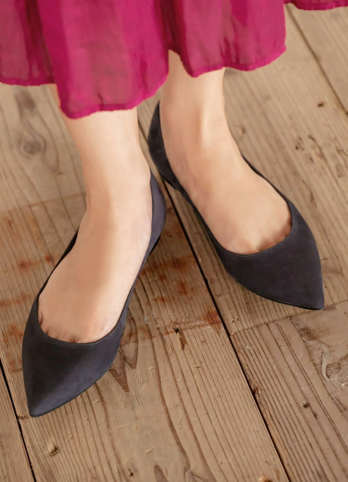 着用イメージ 166cm ライトブラック