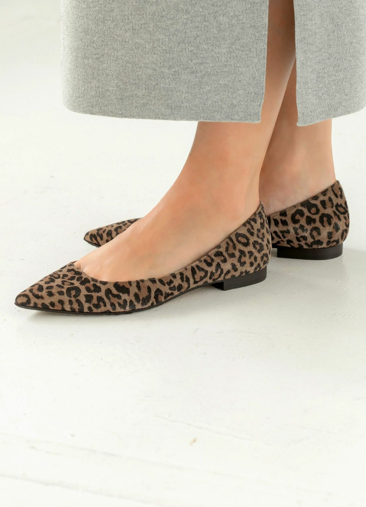 着用イメージ 166cm ダークベージュミックス