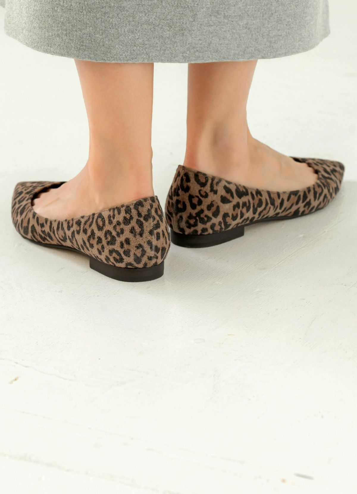 着用イメージ 166cm ダークベージュミックス