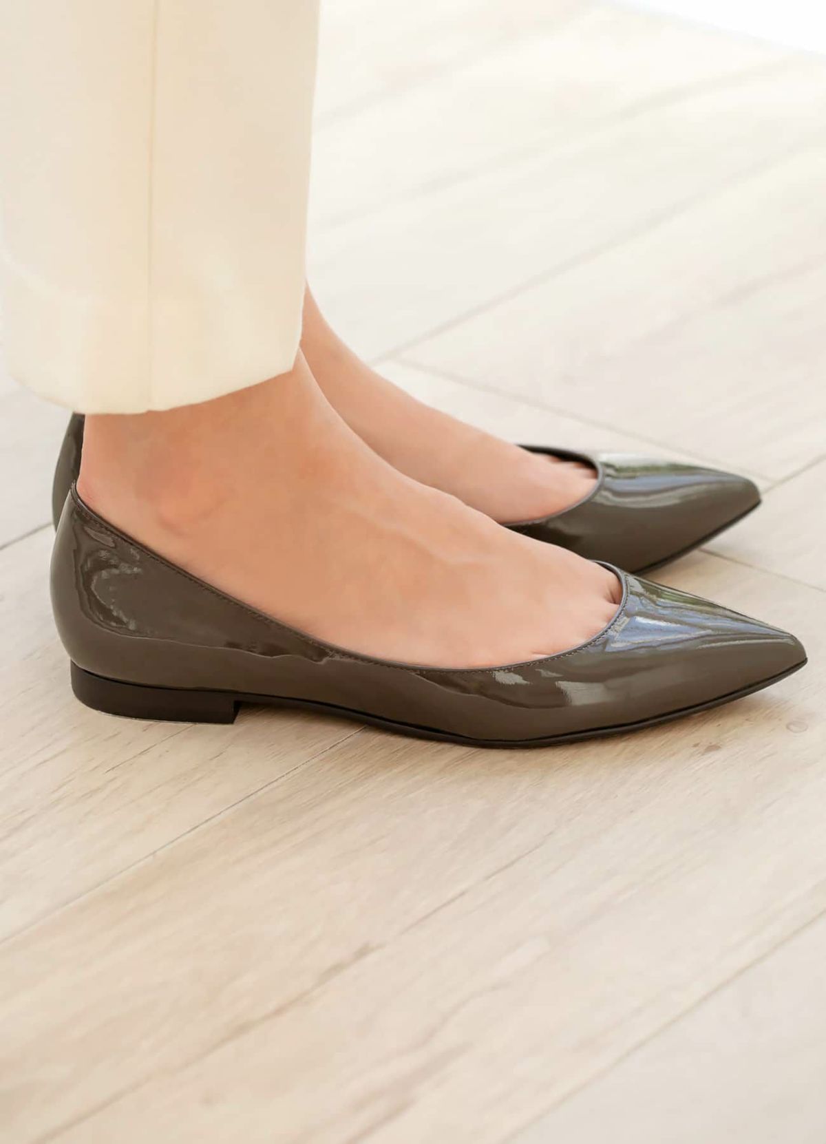 着用イメージ 166cm セピアグレー