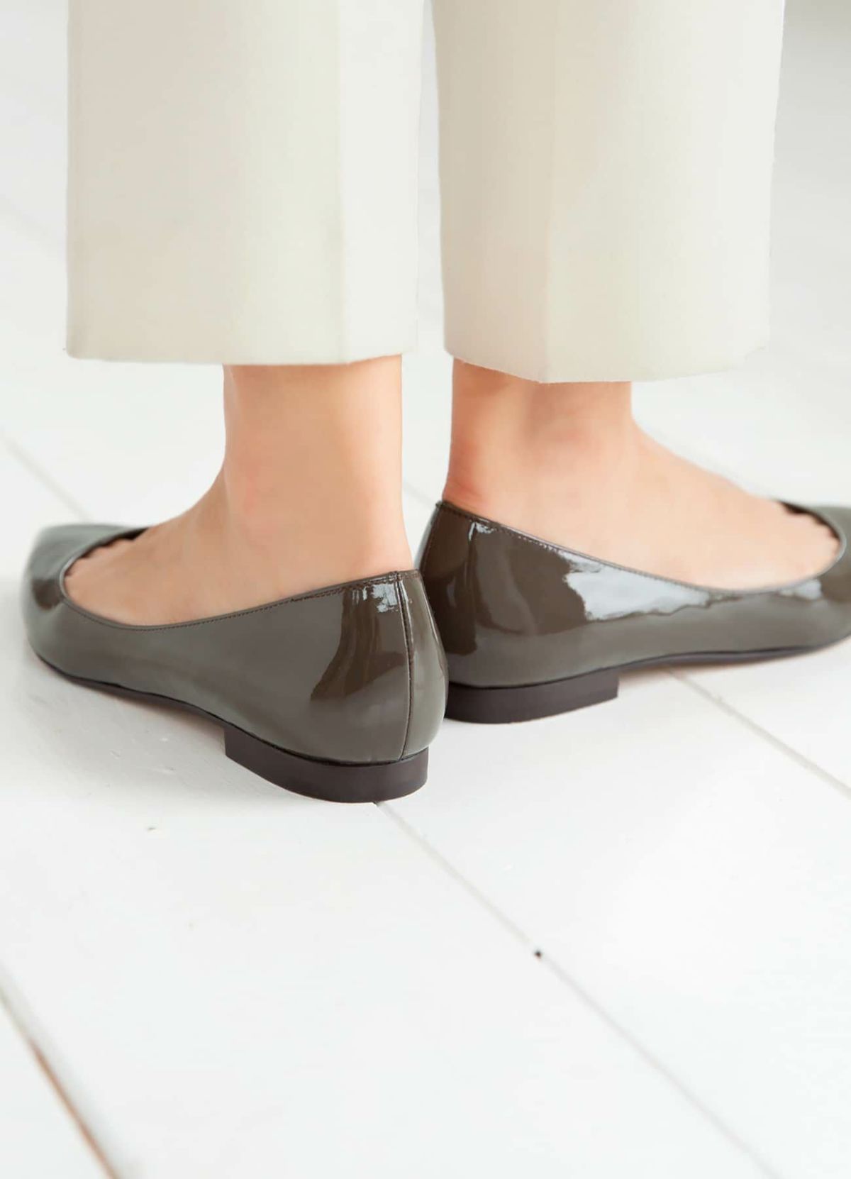 着用イメージ 166cm セピアグレー