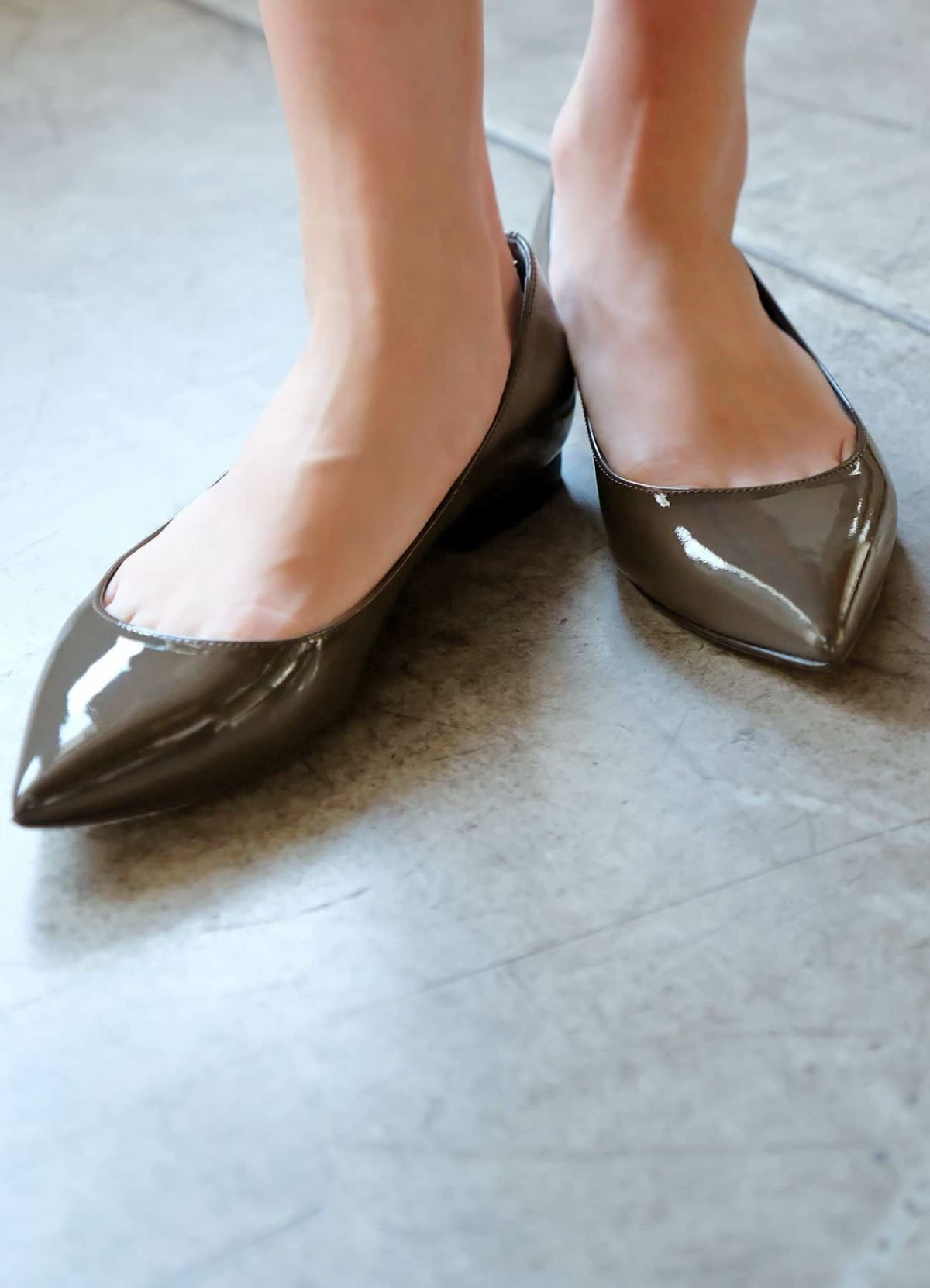 着用イメージ 166cm セピアグレー