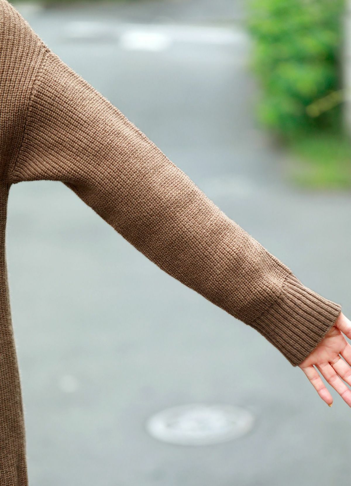 着用イメージ 157cm ライトブラウン 着用サイズ 01