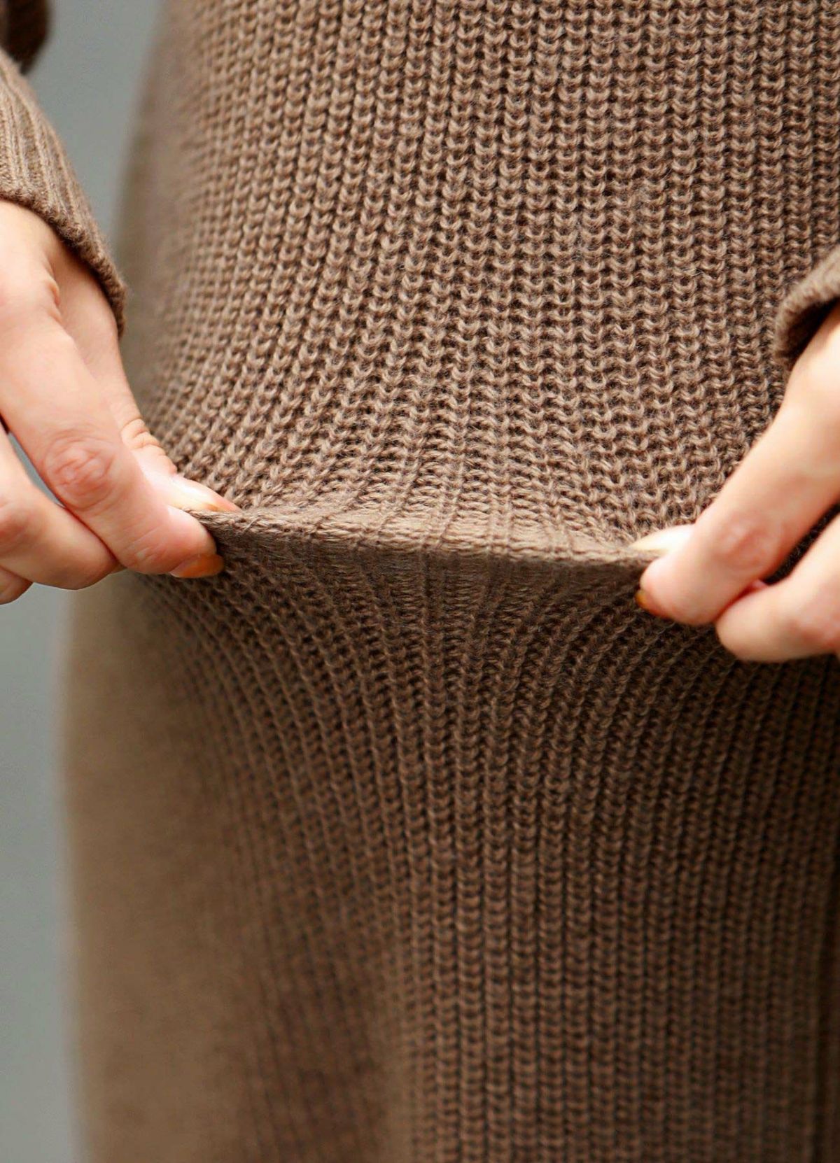 着用イメージ 157cm ライトブラウン 着用サイズ 01