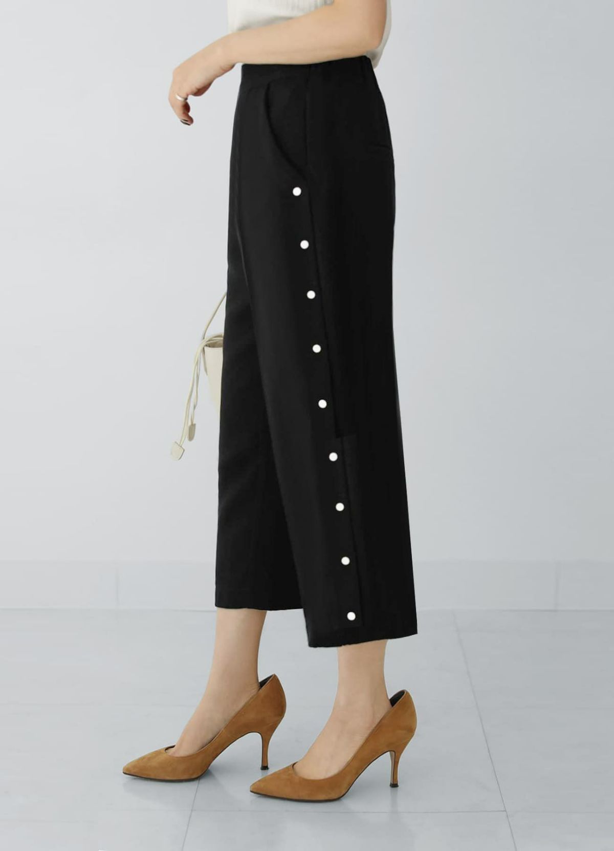 着用イメージ 155cm ブラック 着用サイズ S