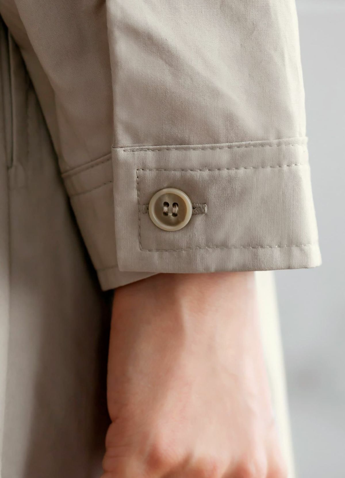 着用イメージ 169cm サンドベージュ