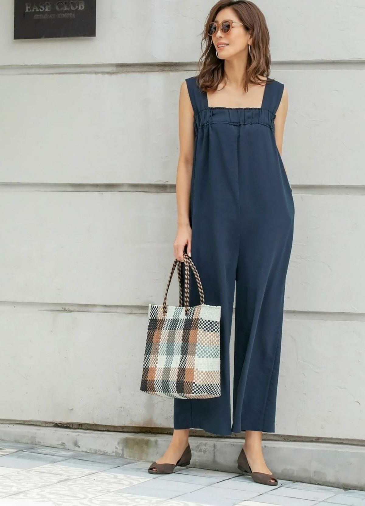 【Made in JAPAN】スエードセパレートフラットパンプス／BR