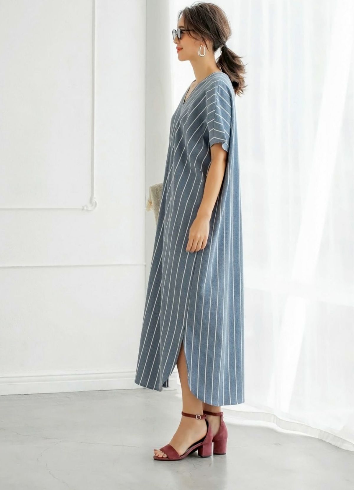 着用イメージ 166cm ローズ