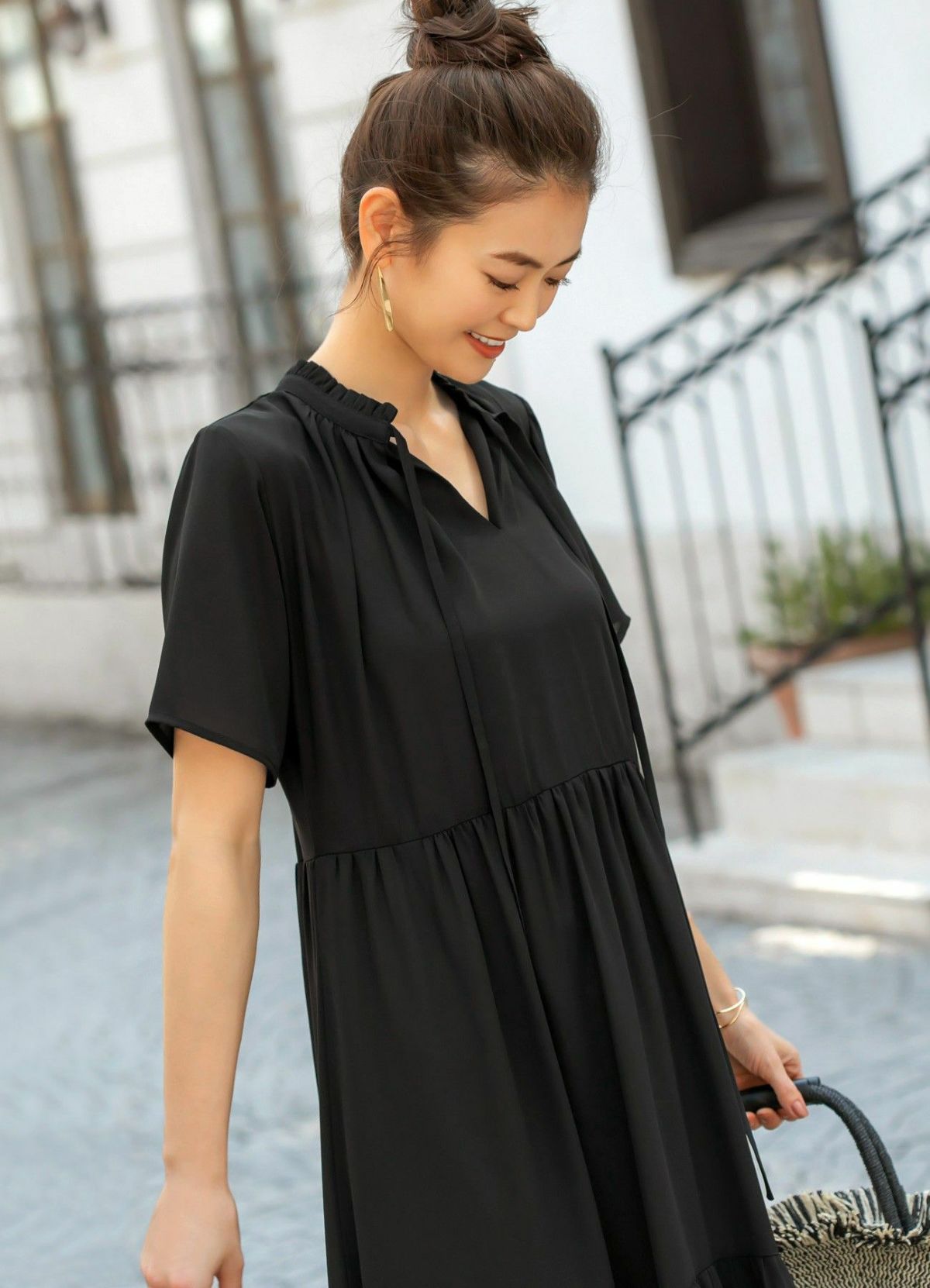 着用イメージ 168cm ゴールド