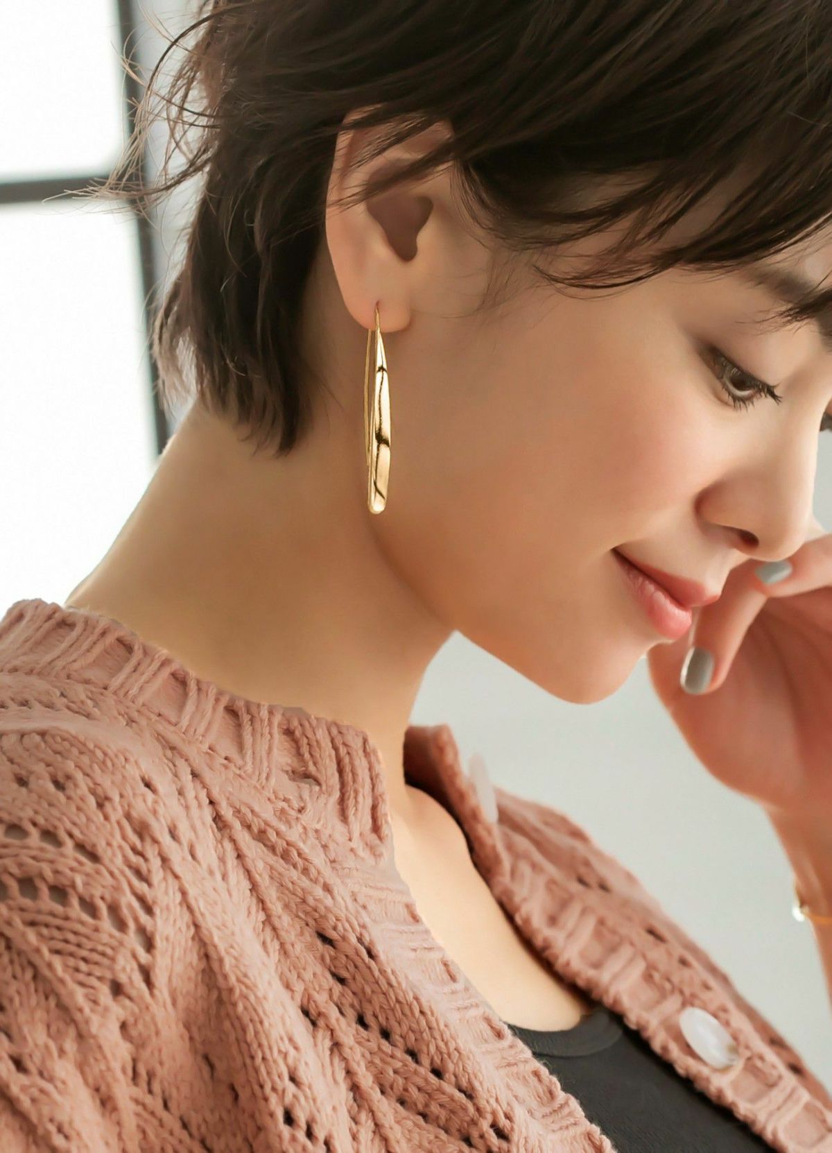 着用イメージ 169cm ゴールド