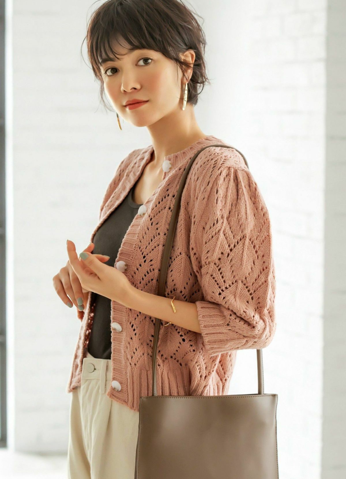 着用イメージ 169cm ゴールド