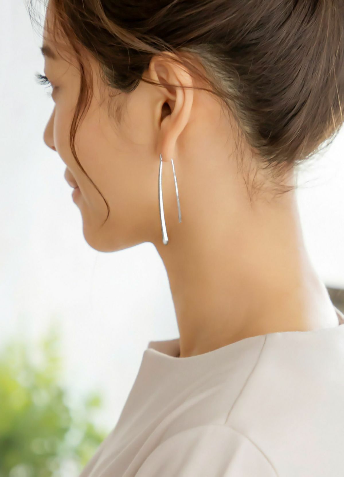 着用イメージ 166cm シルバー