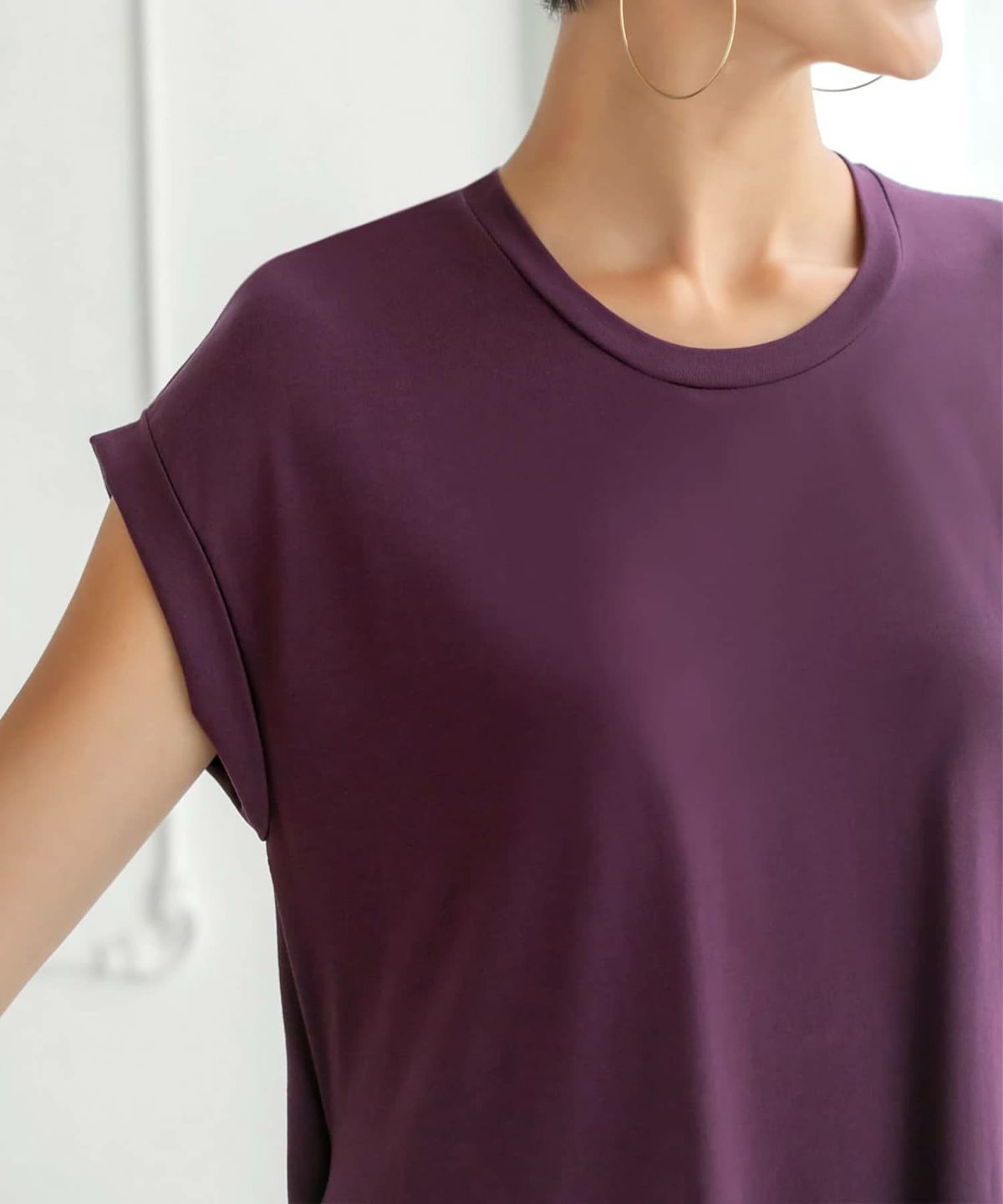 着用イメージ 157cm 着用サイズ 02 スモーキーパープル