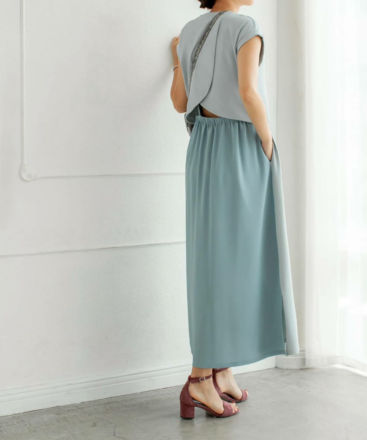 着用イメージ 157cm 着用サイズ 01 ミント