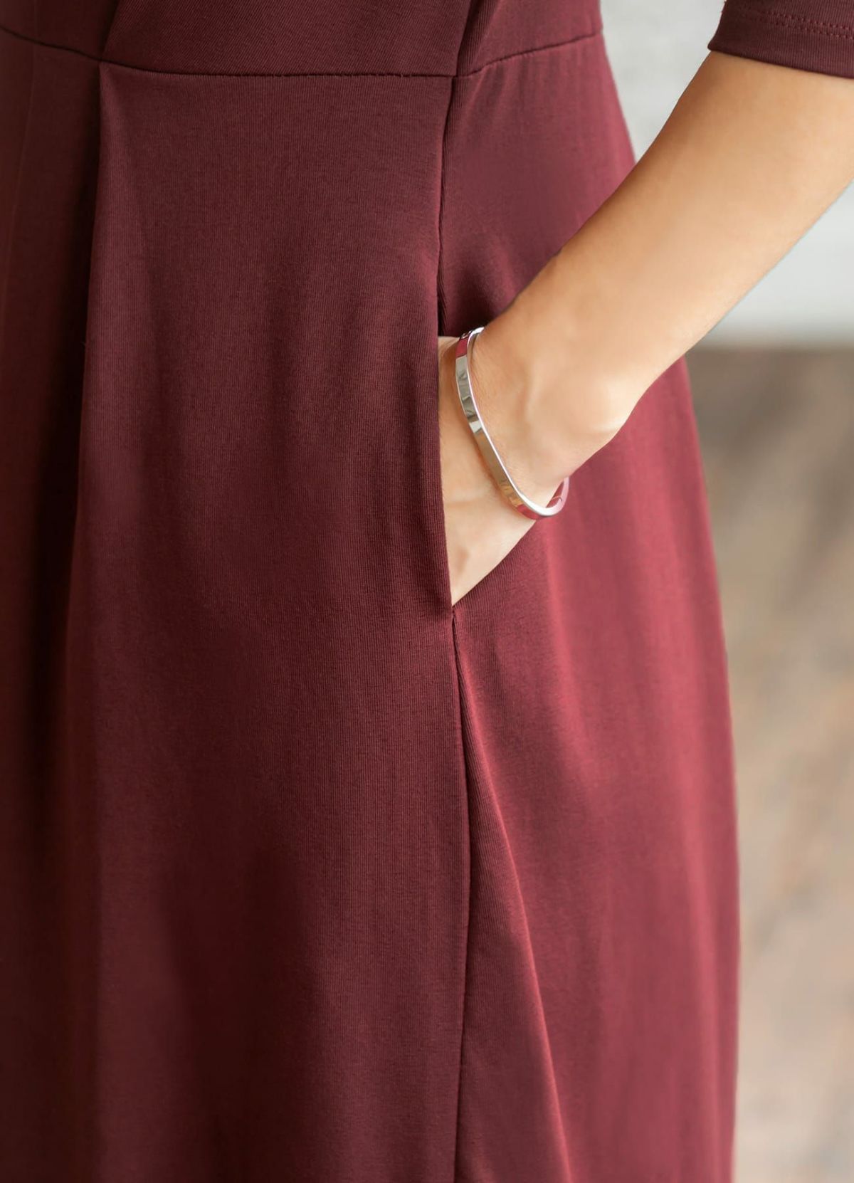 着用イメージ 166cm 着用サイズ 02 カシスブラウン