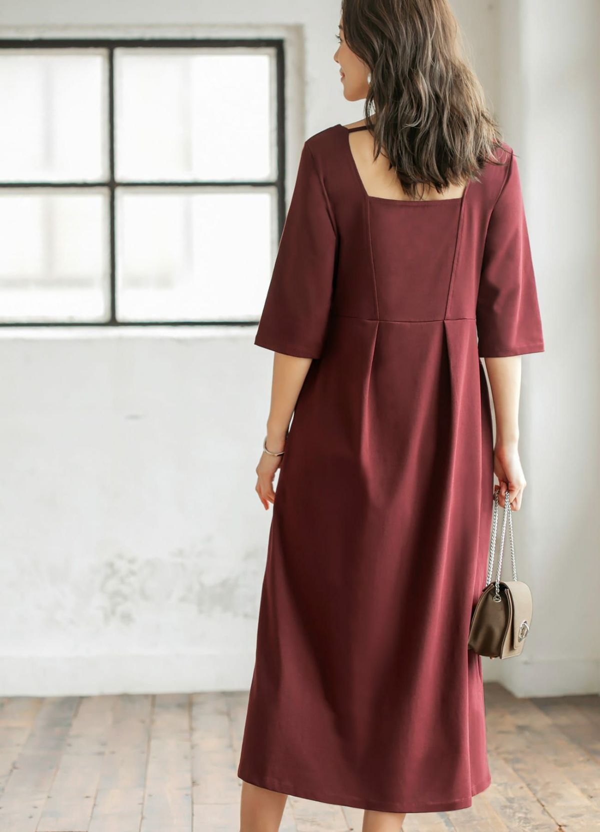 着用イメージ 166cm 着用サイズ 02 カシスブラウン