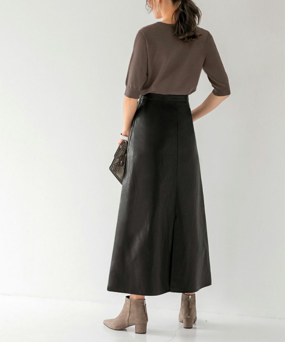 着用イメージ 167cm 着用サイズ S ブラック