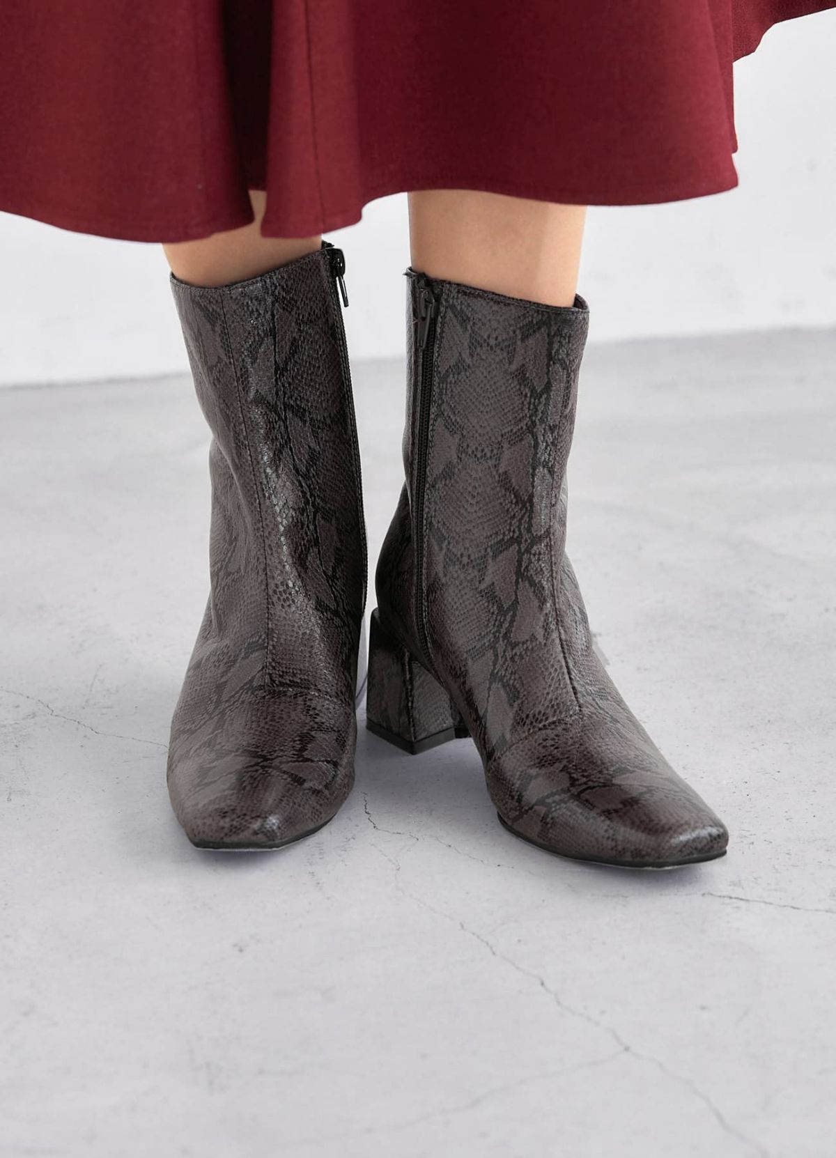 着用イメージ 166cm グレーミックス