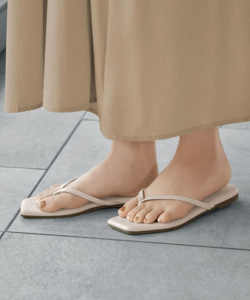 未使用　スタイルデリ　スクエアトゥパンプス　24.5 STYLE DELI - スタイルデリ スクエアトゥフラットパンプスの通販
